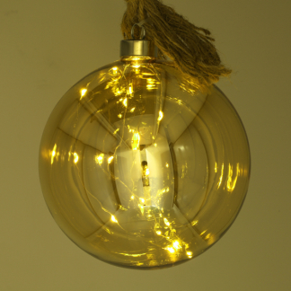 PerfectLED Lichtbol kerst | PerfectLED | 15 cm (10 leds, Batterijen, Timer, Bruin, Binnen) AAB200050 K151001004 - 2