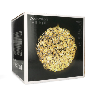 PerfectLED Lichtbol kerst | PerfectLED | 30 cm (100 leds, Warm wit, Timer, Binnen/Buiten, Zilver) AMZ130300 K151001018 - 5