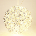 PerfectLED Lichtbol kerst | PerfectLED | 30 cm (100 leds, Warm wit, Timer, Binnen/Buiten, Zilver) AMZ130300 K151001018 - 1