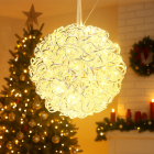 PerfectLED Lichtbol kerst | PerfectLED | 30 cm (100 leds, Warm wit, Timer, Binnen/Buiten, Zilver) AMZ130300 K151001018 - 2