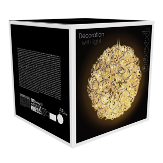 PerfectLED Lichtbol kerst | PerfectLED | 30 cm (100 leds, Warm wit, Timer, Binnen/Buiten, Zilver) AMZ130300 K151001018 - 5