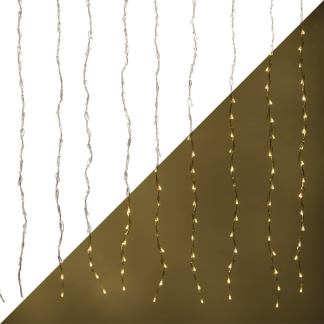 PerfectLED Lichtgordijn | 6 meter (320 leds, 5 lichtfuncties, Binnen/Buiten, Warm wit) AX8405810 K150302759
