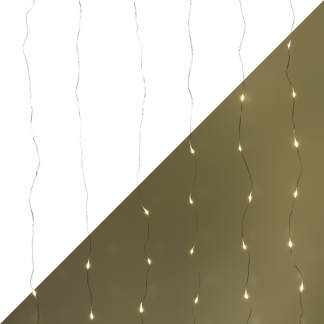 PerfectLED Lichtgordijn | 90 x 90 centimeter (100 leds, 8 lichtprogramma’s, Binnen/Buiten) AX9636100 K150302789 - 1