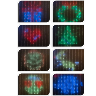 PerfectLED Lichtgordijn | PerfectLED | 2 x 2 meter (400 led, Designs, Appbedienbaar, Gekleurd, Binnen) AGB100000 K151200181