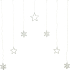 PerfectLED Lichtgordijn met sterren | PerfectLED | 2 x 2 meter (Led, Timer, Binnen/Buiten, Warm wit) AVX100630 K151002204 - 1