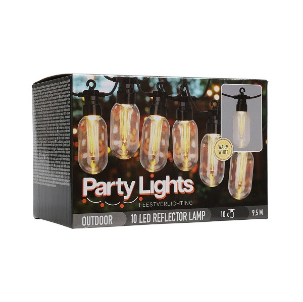 PerfectLED Lichtsnoer | 9.5 meter (10 leds, IP44, Warm wit) AF5300220 K170202913 - 1