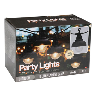 PerfectLED Lichtsnoer | PerfectLED | 7.5 meter (10 leds, Warm wit, Binnen/Buiten) LG1000030 K170105250 - 2