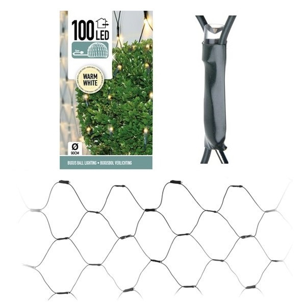 PerfectLED Netverlichting buxus | Ø 90 cm (100 leds, Buiten, Warm wit) AX8401320 A150302755 - 1