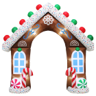 PerfectLED Opblaasbaar peperkoekhuis | PerfectLED | 290 x 270 cm (Led, Binnen/buiten) DIF000170 K151001021 - 1
