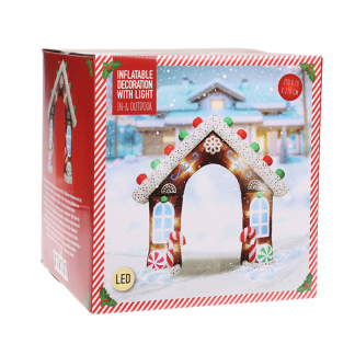 PerfectLED Opblaasbaar peperkoekhuis | PerfectLED | 290 x 270 cm (Led, Binnen/buiten) DIF000170 K151001021 - 4