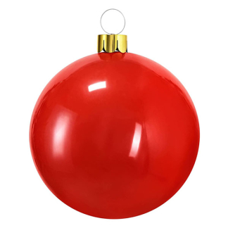 PerfectLED Opblaasbare kerstbal | PerfectLED | Ø 45 centimeter (Rood, Binnen/Buiten) 491030250 K151000752 - 1