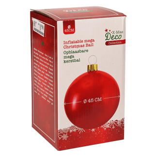 PerfectLED Opblaasbare kerstbal | PerfectLED | Ø 45 centimeter (Rood, Binnen/Buiten) 491030250 K151000752 - 3