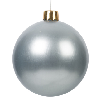 PerfectLED Opblaasbare kerstbal | PerfectLED | Ø 45 centimeter (Zilver, Binnen/Buiten) 491030240 K151000751