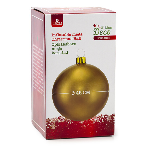 PerfectLED Opblaasbare kerstbal | PerfectLED | Ø 45 cm (Goud, Binnen/Buiten) 491030230 K151000750 - 3
