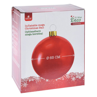 PerfectLED Opblaasbare kerstbal | PerfectLED | Ø 65 centimeter (Rood, Binnen/Buiten) 491030290 K151000755 - 3