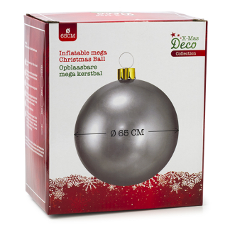 PerfectLED Opblaasbare kerstbal | PerfectLED | Ø 65 centimeter (Zilver, Binnen/Buiten) 491030280 K151000754 - 3