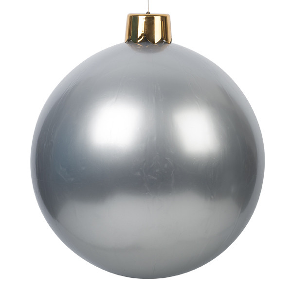 PerfectLED Opblaasbare kerstbal | PerfectLED | Ø 65 cm (Zilver, Binnen/Buiten) 491030280 K151000754 - 1