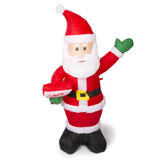 PerfectLED Opblaasbare kerstman | PerfectLED | 125 centimeter (Led, Binnen/Buiten) DIF000100 K151000815