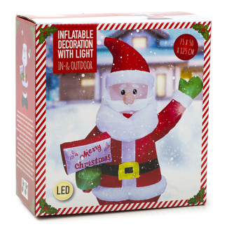 PerfectLED Opblaasbare kerstman | PerfectLED | 125 centimeter (Led, Binnen/Buiten) DIF000100 K151000815 - 3