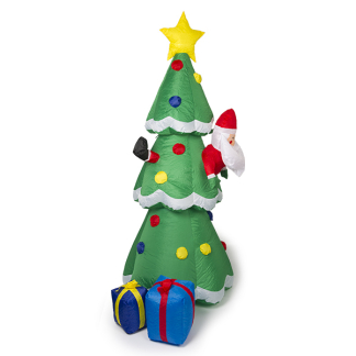 PerfectLED Opblaasbare kerstman in kerstboom | PerfectLED | 183 centimeter (Led, Binnen/Buiten) DIF000230 K151000817