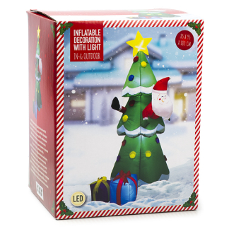 PerfectLED Opblaasbare kerstman in kerstboom | PerfectLED | 183 centimeter (Led, Binnen/Buiten) DIF000230 K151000817 - 6