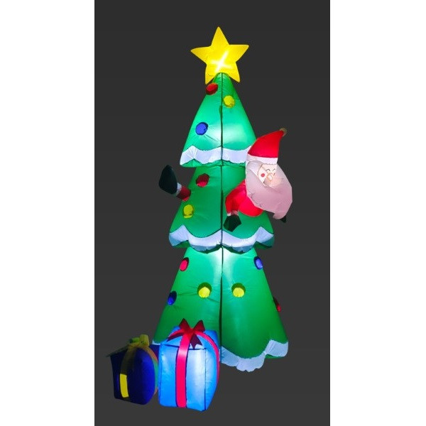 PerfectLED Opblaasbare kerstman in kerstboom | PerfectLED | 183 cm (Led, Binnen/Buiten) DIF000230 K151000817 - 5
