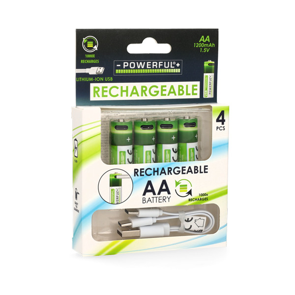 PerfectLED Oplaadbare AA batterij | PerfectLED | 4 stuks (NiMH, 1200 mAh, 1.5 V) C31250010 K151001010 - 3