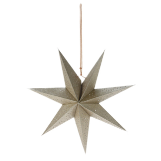 PerfectLED Papieren kerstster | Ø 45 cm (7-punts, Geperforeerd, Goud) A64103300 K151001047