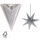 PerfectLED Papieren kerstster | Ø 45 cm (7-punts, Geperforeerd, Zilver) A64103310 K151001048 - 3