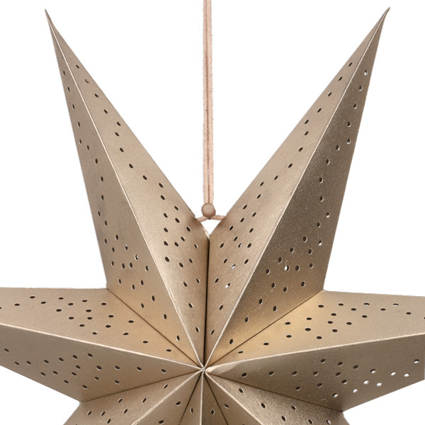 PerfectLED Papieren kerstster | PerfectLED | Ø 45 cm (Geperforeerd, Goud) A64103300 K151001047 - 2