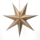 Papieren kerstster | PerfectLED | Ø 45 cm (Geperforeerd, Goud)