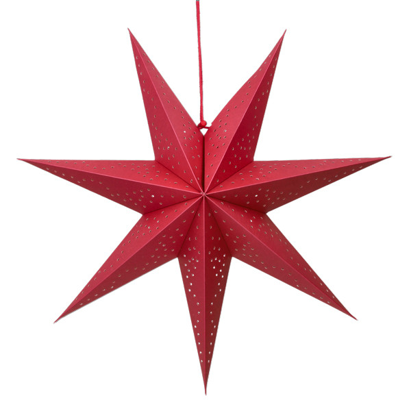 PerfectLED Papieren kerstster | PerfectLED | Ø 45 cm (Geperforeerd, Rood) A64103320 K151001049 - 1