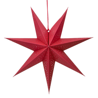 PerfectLED Papieren kerstster | PerfectLED | Ø 45 cm (Geperforeerd, Rood) A64103320 K151001049 - 1