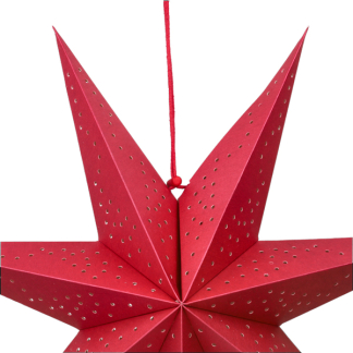 PerfectLED Papieren kerstster | PerfectLED | Ø 45 cm (Geperforeerd, Rood) A64103320 K151001049 - 2