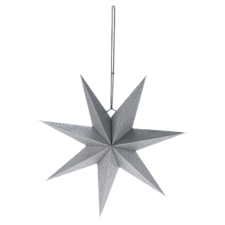 PerfectLED Papieren kerstster | PerfectLED | Ø 45 cm (Geperforeerd, Zilver) A64103310 K151001048 - 1