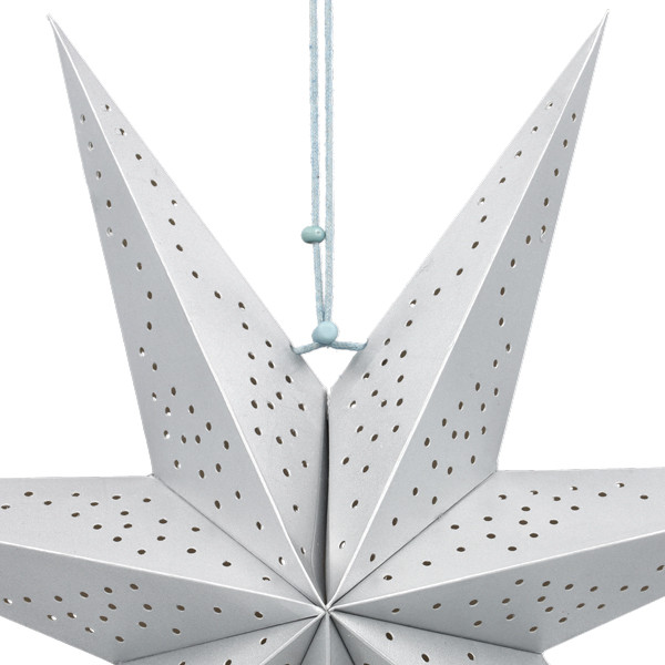 PerfectLED Papieren kerstster | PerfectLED | Ø 45 cm (Geperforeerd, Zilver) A64103310 K151001048 - 2