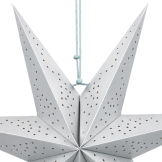 PerfectLED Papieren kerstster | PerfectLED | Ø 45 cm (Geperforeerd, Zilver) A64103310 K151001048 - 2