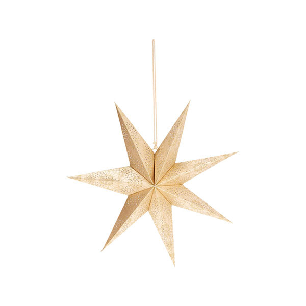 PerfectLED Papieren kerstster | PerfectLED | Ø 45 cm (Glitter, Geperforeerd, Binnen, Goud) A64201090 K151002105 - 1
