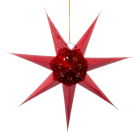 PerfectLED Papieren kerstster | PerfectLED | Ø 60 cm (7-punts, Batterijen, Geperforeerd, Binnen, Rood) ACS202020 K150303832 - 2