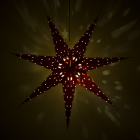 PerfectLED Papieren kerstster | PerfectLED | Ø 60 cm (7-punts, Batterijen, Geperforeerd, Binnen, Rood) ACS202020 K150303832 - 3