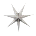 PerfectLED Papieren kerstster | PerfectLED |  Ø 60 cm (7-punts, Batterijen, Geperforeerd, Binnen, Zilver) ACS202010 K150303831 - 2