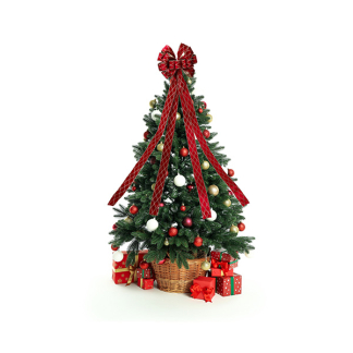 PerfectLED Piek kerstboom | PerfectLED | 130 cm (Strik, Rood) 747000530 K151000962 - 2