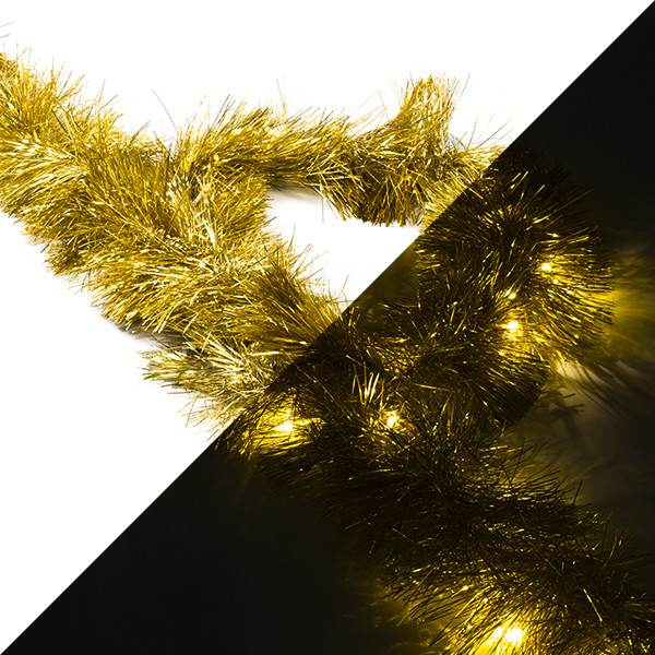PerfectLED Slinger kerstboom | PerfectLED | 2.7 meter (26 leds, Timer, Batterijen, Binnen, Goud) 766200250 CAA330600 K151000756 - 1