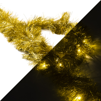 PerfectLED Slinger kerstboom | PerfectLED | 2.7 meter (26 leds, Timer, Batterijen, Binnen, Goud) 766200250 CAA330600 K151000756 - 1