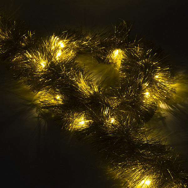 PerfectLED Slinger kerstboom | PerfectLED | 2.7 meter (26 leds, Timer, Batterijen, Binnen, Goud) 766200250 CAA330600 K151000756 - 3