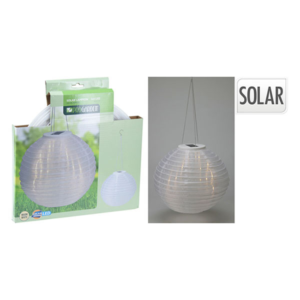 PerfectLED Solar lampion | PerfectLED | Ø 28 cm (Led, Nylon, Wit) DX9300490 K170106012 - 3