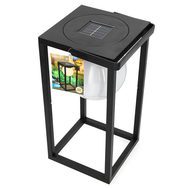 PerfectLED Solar lantaarn | PerfectLED | 15 x 15 x 30 cm (Led, Kunststof, Zwart) CX2200000 K170105243 - 1
