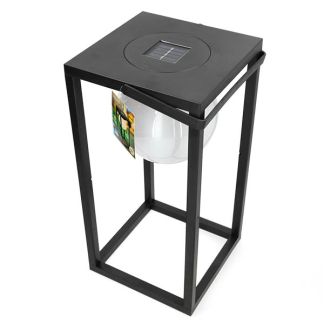 PerfectLED Solar lantaarn | PerfectLED | 20 x 20 x 40 cm (Led, Kunststof, Zwart) CX2200020 K170105242