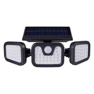 PerfectLED Solar wandlamp | PerfectLED | 3 panelen (Led, Verstelbaar, Bewegingssensor, IP44) 109000530 K170106004 - 3