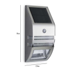 PerfectLED Solar wandlamp | PerfectLED | 4 stuks (Led, Bewegingssensor, 3 lm, RVS) VLT.LL.0103.023.XX K170103330 - 6